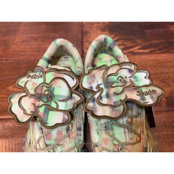 Puma x Collina Strada Women's Mostro Sneaker Green Faded Plaid New Size 8.5 | 39 - Picture 6 of 15